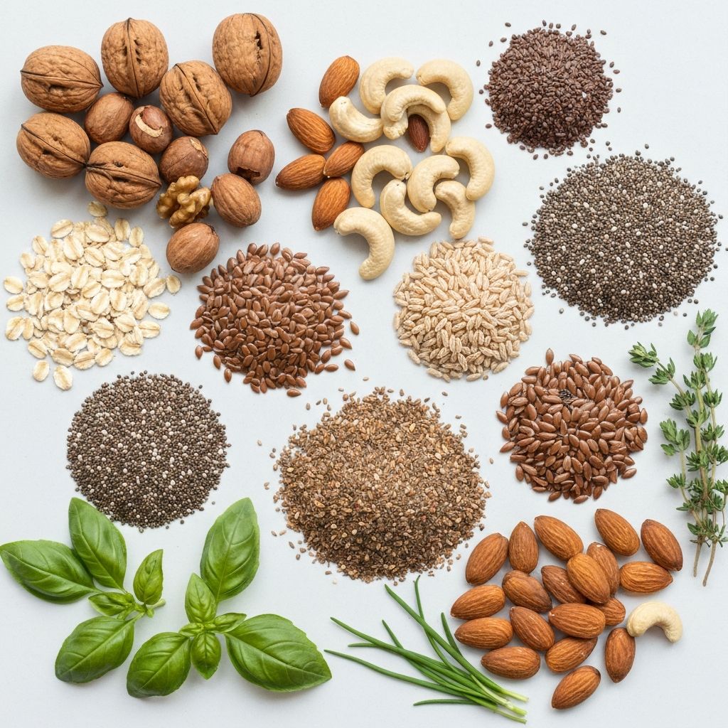 Verschiedene Formen von Nährstoffen